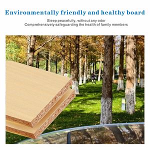 Cama litera moderna <span class=keywords><strong>con</strong></span> cajones de almacenamiento grandes <span class=keywords><strong>debajo</strong></span> del marco de madera, ecológica, de alta calidad, que ahorra espacio, para uso en apartamentos y hoteles. - Product Image 4