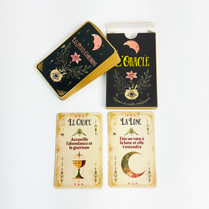 Cartes Oracle à Marque Blanche avec Dorure à Chaud, Cartes de Divination Récréative pour l'Auto-Confiance, Cartes de Tarot Magiques Lunaire avec Boîte Pliante - Product Image 4
