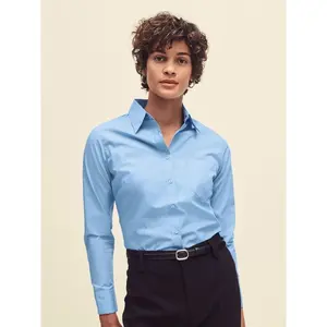 Camisa de Popelina para Mujer, Merchandising Personalizado - Product Image 4