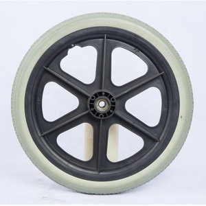 Ruota in gomma piena per carrozzina in plastica 16x 1.75 - Product Image 5