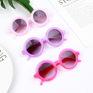 2025 enfants à la mode rétro lunettes de soleil bébé enfant en bas âge nuances mignon UV400 enfants rond <span class=keywords><strong>pas</strong></span> <span class=keywords><strong>cher</strong></span> concepteur lunettes de soleil filles garçons - Product Image 2