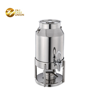 Neuer Stil 304 Edelstahl Milch- und Saftspender Hotel Restaurant Buffet 6L Milchkanne
