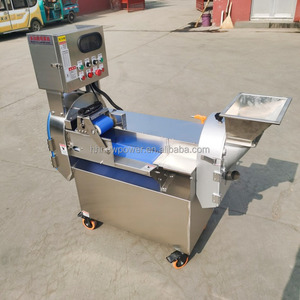 Trancheuse de laitue de légumes commerciale électrique déchiqueteuse dicer chopper cube cutter feuille légume machine de découpe - Product Image 4