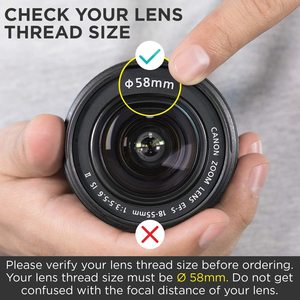 Super Wide Angle Macro Lens 0.43x 49 52 55 58mm For Travel Photography Japan Optics - Product Image 5