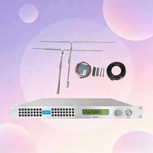 Kit Completo de Transmisor <span class=keywords><strong>FM</strong></span> YXHT de 150W con <span class=keywords><strong>Antena</strong></span> Dipolo de 2 Bahías y <span class=keywords><strong>Cable</strong></span> de Alimentación de 30m para Transmisión de Estudio de Radio <span class=keywords><strong>FM</strong></span> - Product Image 4