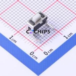 TC-3601-5- 100G Tactile Switch Through hole Component (THT) Switch Single Pole Single Throw Round Button 1N Right Angle Insert - Product Image 1