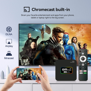 2025 Om Max 4K Thông Minh TV Box Kép Wi-Fi 5G Bằng Giọng Nói Tốt Nhất Chi phí-hiệu Quả Bt 4K Phương Tiện Truyền Thông Máy Nghe Nhạc Quad Core OEM Có Sẵn - Product Image 5