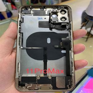 Verre de batterie arrière à changement facile avec remplacement de trou normal pour <span class=keywords><strong>iPhone</strong></span> <span class=keywords><strong>11</strong></span> pro max couvercle arrière réparation de la carrosserie de la porte du boîtier arrière - Product Image 6