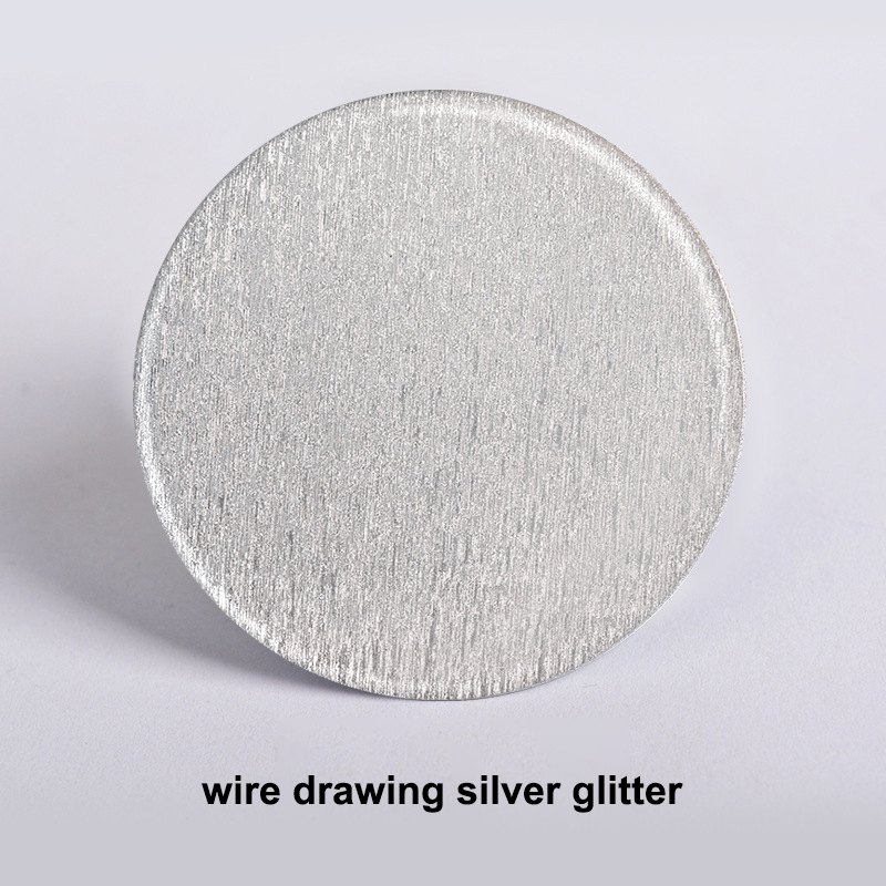 wiredrawing silver glitter
