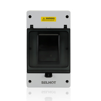 Disjoncteur MCCB DC OEM SHXC, ABS, étanche IP66, 1000V, 250A, boîte de distribution extérieure pour système solaire à énergie de batterie, ISO