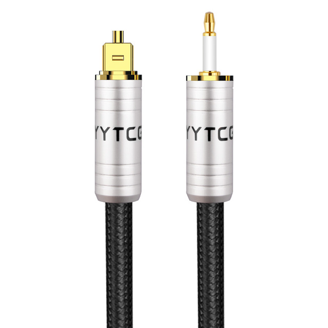 Optical Digital Audio Toslink Cable Braided Jacket S/PDIF Male to Male Cord for Hi-Fi Sound Bar TV PS4 Fiber Optic Audio Cable