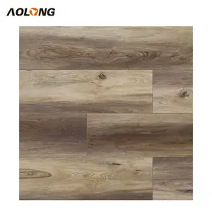 AOLONG Herringbone textura de madera Unilin Click Spc suelo de vinilo de núcleo rígido con relleno Ipex comprar Spc suelo
