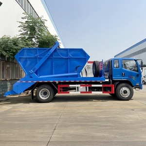 Camion benne basculante FAW 4x2 9m³ à bras articulé pour la collecte des déchets, prix usine, à vendre - Product Image 5