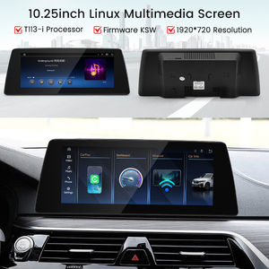 HFmidia 2026 New Linux System 12.8inch <b>Thin</b> Screen For BMW 5 Series G30 G31 F90 EVO Wireless CarPlay Auto Car Video Players - Product Image 5