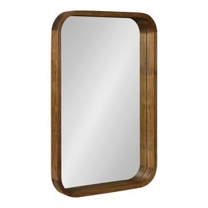 Miroir mural en verre avec cadre en bois de design moderne, fabriqué à la main, écologique - Luxe pour les mariages, Pâques, pour les espaces haut de gamme - Product Image 4