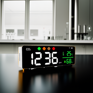 Medidor de CO2 de Pared con Sensor NDIR, Analizador de Gases, Alimentación por USB y Batería, con WiFi, para Uso Doméstico y Exterior - Product Image 3
