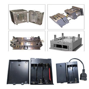 กล่องใส่แบตเตอรี่พลาสติกสีดำความแม่นยำสูงแบบกำหนดเองพร้อมฝาปิดสไลด์รองรับแบตเตอรี่ - Product Image 3