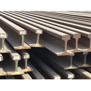 Q235b Crane Rail Iron Profile Processing Train Used Rail Railway Track Railroad Steel Rails Railway Scrap Metal for Building