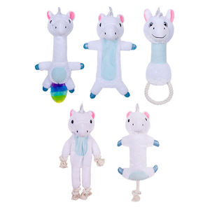 Produttore del commercio all'ingrosso carino macaron di colore colorato morbido peluche <span class=keywords><strong>cane</strong></span> <span class=keywords><strong>bianco</strong></span> con la corda set - Product Image 6