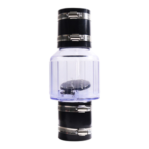 <span class=keywords><strong>Clapet</strong></span> <span class=keywords><strong>anti</strong></span>-retour silencieux en <span class=keywords><strong>PVC</strong></span> de 2 pouces, avec ressort en fer et pinces en plastique, étanche aux fuites, pour pompe de puisard et eaux usées - Product Image 2