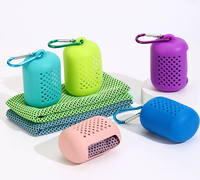 Serviette de sport en microfibre à séchage rapide, haute qualité, avec logo personnalisé, pour l'été, rafraîchissante, pour la promotion