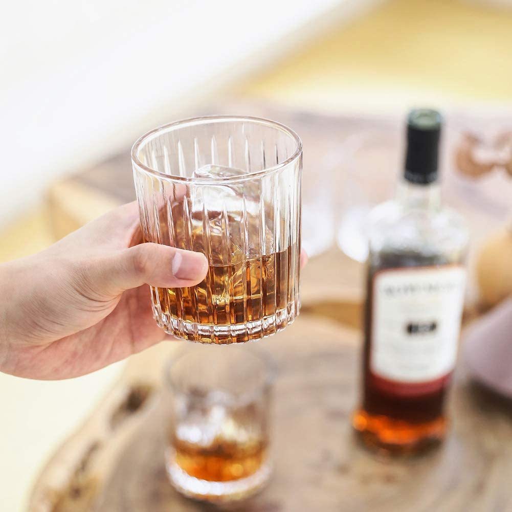 Old Fashioned Whiskey Glasses with Luxurious Box, Cocktail Glasses For Drinking Cocktail