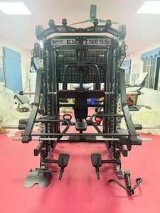 เครื่องออกกำลังกายแบบมัลติฟังก์ชั่นรุ่นใหม่สำหรับใช้ในเชิงพาณิชย์และที่บ้าน พร้อมชั้นวางสควอทในตัวและระบบเคเบิลครอสโอเวอร์ - Product Image 3