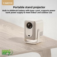 Projecteur portable IMC600PRO modèle 2026 pour la maison et l'extérieur, mini projecteur sans fil avec fonction de mise en miroir d'écran