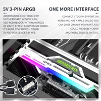 Support de carte graphique universel réglable avec rail coulissant ARGB G276 upHere, support anti-affaissement, vente en gros, OEM personnalisé pour boîtier PC