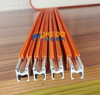 Barre omnibus monopôle KEDO QKD 320A 500A 800A en aluminium et cuivre isolée pour distribution d'énergie
