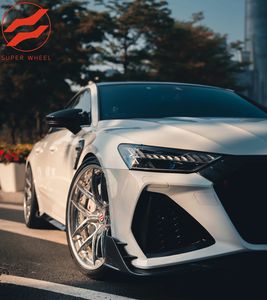 SW 2 조각 광택 립 18 19 20 21 22 인치 단조 휠 5x112 5x114.3 5x120 5x130 사용자 정의 알루미늄 자동차 림 승용차 바퀴 - Product Image 3