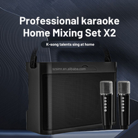 Machine de karaoké Bluetooth, haut-parleur portable, 2 micros sans fil pour adultes et enfants, système de chant pour fête, anniversaire 923