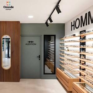 Muebles para Exhibición de Gafas de Sol para Ópticas |   Vitrina de Vidrio LED Personalizada, Ecológica, Reciclable, para Exhibición de Gafas de Moda - Product Image 1