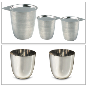 Crogiolo in Iridio Puro al 99,99% ad Ultra-Alto Punto di Fusione per la Raffinazione di Metalli Preziosi e Leghe Speciali, Ricerca di Laboratorio - Product Image 3