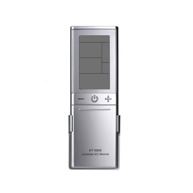 KT-N898 Universal Air Conditioner Remote Control Large LCD Display Clock Function 2000-Codes-In-1 for All Models Electric Power