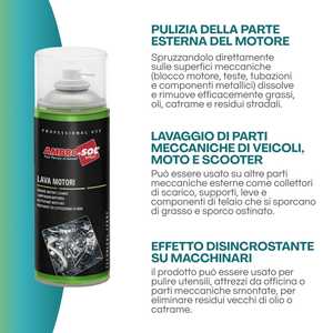 Ambro-Sol Lava Motori 400 ml Spray detergente per motori per uso professionale - Product Image 3
