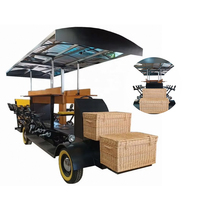 Bar mobile, chariot de nourriture, vélo, camion de nourriture, chariot, vélo électrique multi-personnes, vélo de fête, vélo de pub pour les excursions et les visites touristiques