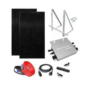 Vente en gros Europe Kits de rack de panneaux solaires Contrôleur MPPT Panneaux en silicium polycristallin pour système d'alimentation de montage au sol à domicile - Product Image 5