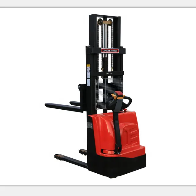 High quality electric transpallet truck 1 ton forklift with lifting height 3000mm for sale