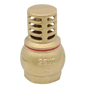 5年間保証 1/2インチ～2インチ フットバルブ 逆止弁 真鍮製チェックバルブ ストレーナー付き ステンレス製フィルター - Product Image 2