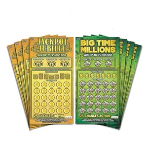 Giấy tùy chỉnh in hai mặt Cào thẻ Xổ Số vé cào vé Xổ Số - Product Image 1