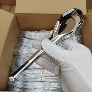 中式304不锈钢平底勺子优质厨房用具 - Product Image 3