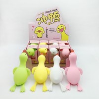 Doudou anti-stress en TPR en forme de grande oie blanche, unisexe, à partir de 14 ans, cadeau créatif et tendance sur internet