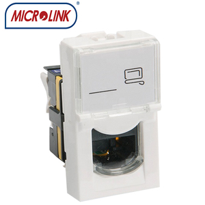 <span class=keywords><strong>Module</strong></span> de façade murale <span class=keywords><strong>Legrand</strong></span> <span class=keywords><strong>RJ45</strong></span> entièrement équipé 45*22.5 mm pour prise modulaire UTP CAT6A <span class=keywords><strong>RJ45</strong></span> - Product Image 2