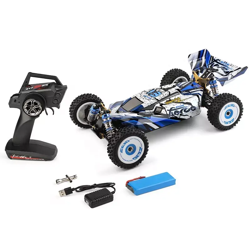 NEW Parts Wltoys 124017 V2 4WD Remote Control Racing Car 1/12 2.4GHZ High Speed 75km/h Brushless RC Car Hobby Toys For Adults