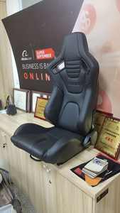 JIABEIR 1088 Siège de course universel de haute qualité en cuir PVC pour simulateur de conduite de voiture, station de jeu réglable, siège baquet de simulation - Product Image 3