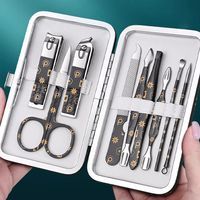 Ensemble de manucure professionnel pour femmes et hommes Kit complet de fonction outils de pédicure en acier inoxydable Kit de coupe-ongles idée cadeau
