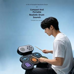 Kit de batterie électronique portable sans fil Orff pour débutants, design ergonomique, idéal pour l'apprentissage du jazz en gros - Product Image 2