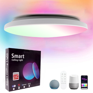 Tuya <span class=keywords><strong>Wifi</strong></span> + BLE Vòng Trần đèn 300mm 24W RGB + CW với điện thoại ứng dụng điều khiển - Product Image 4