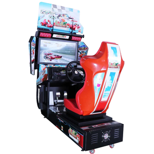 32-Inch High-Definition Dynamic Racing Video <b>Arcade</b> Driving Metal Plastic Motion Sensing Large Coin-Operated English - Product Image 4